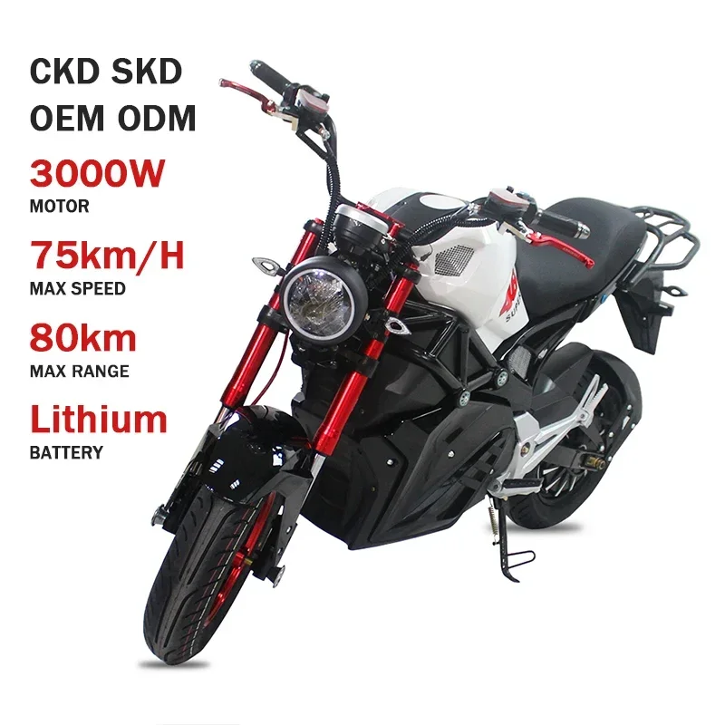 2024 EEC high speed electric motorcycle 3000W with lithium battery For Adult Men’s and women’s power engine electric motorcycle